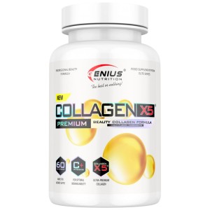 Collagen X-5 - 60 капсули | Genius Nutrition