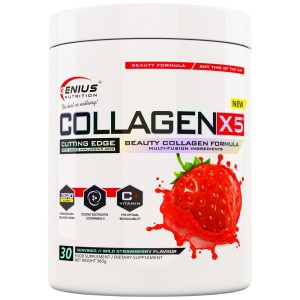 Collagen X5 - Ягода 360 г | Genius Nutrition