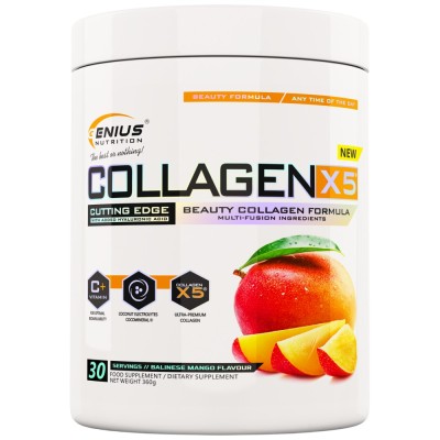 Collagen X5 - Манго 360 г | Genius Nutrition