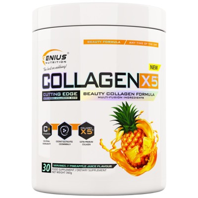 Collagen X5 - Ананас 360 г | Genius Nutrition