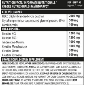Crea F7 - Зелена ябълка 405 г | Genius Nutrition