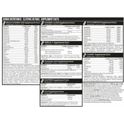 Elite Pak - 30 Пакета | Genius Nutrition