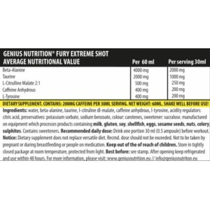 Fury Extreme Shot - Ананас 60 мл | Genius Nutrition Fury Extreme Shot - Ананас 60 мл | Genius Nutrition