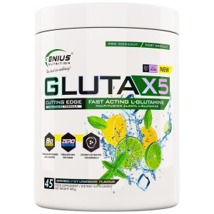 Gluta - X5 - Ледена лимонада 405 г | Genius Nutrition