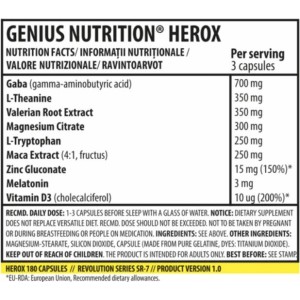 Herox - 180 капсули | Genius Nutrition