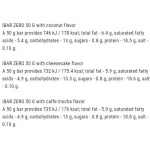 iBar Zero - Боровинков чийзкейк 50 г | Genius Nutrition
