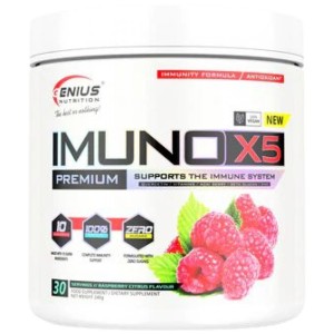Imuno-X5 - Малинов цитрус 240 г | Genius Nutrition