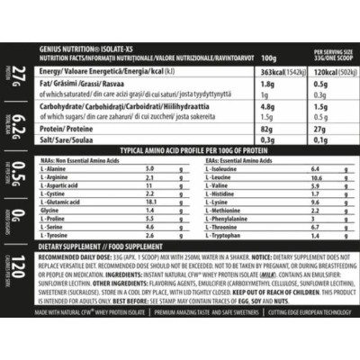 Isolate-X5 - Choco-Peanut Crunch 2000 г | Genius Nutrition