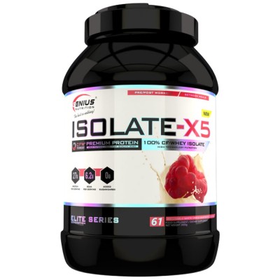 Isolate-X5 - бял шоколад-малина 2000 г | Genius Nutrition