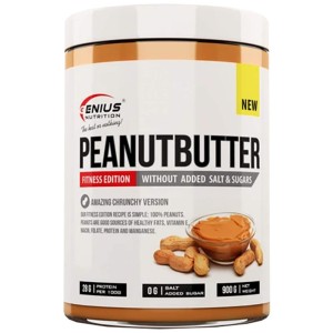Peanut Butter Crunchy - 900 г | Genius Nutrition