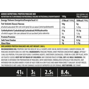 Protein Pancakes - Неовкусен 500 г | Genius Nutrition Protein Pancakes - Неовкусен 500 г | Genius Nutrition