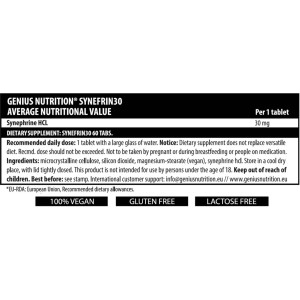 Synefrin30 - 60 Таблетки | Genius Nutrition