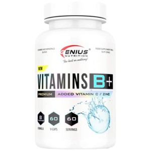 Vitamin B+ - 60 капсули | Genius Nutrition