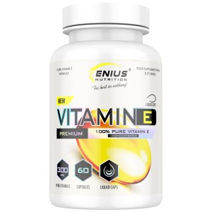 Vitamin E - 60 капсули | Genius Nutrition