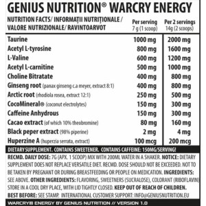 WarCry Energy - Диня 300 г | Genius Nutrition