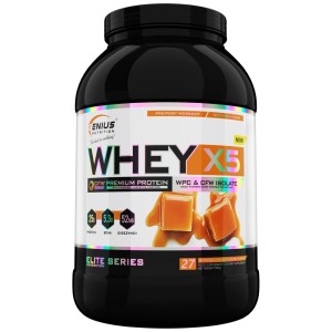 Whey-X5 - Солен карамел 900 г | Genius Nutrition