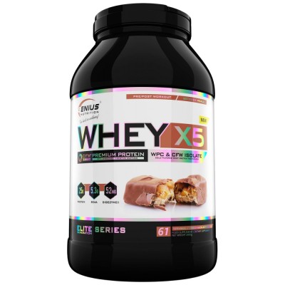 Whey-X5 - Шоколад и лешник 2000 г | Genius Nutrition Whey-X5 - Шоколад и лешник 2000 г | Genius Nutrition