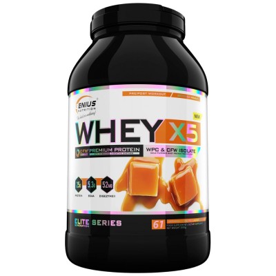 Whey-X5 - Солен карамел 2000 г | Genius Nutrition