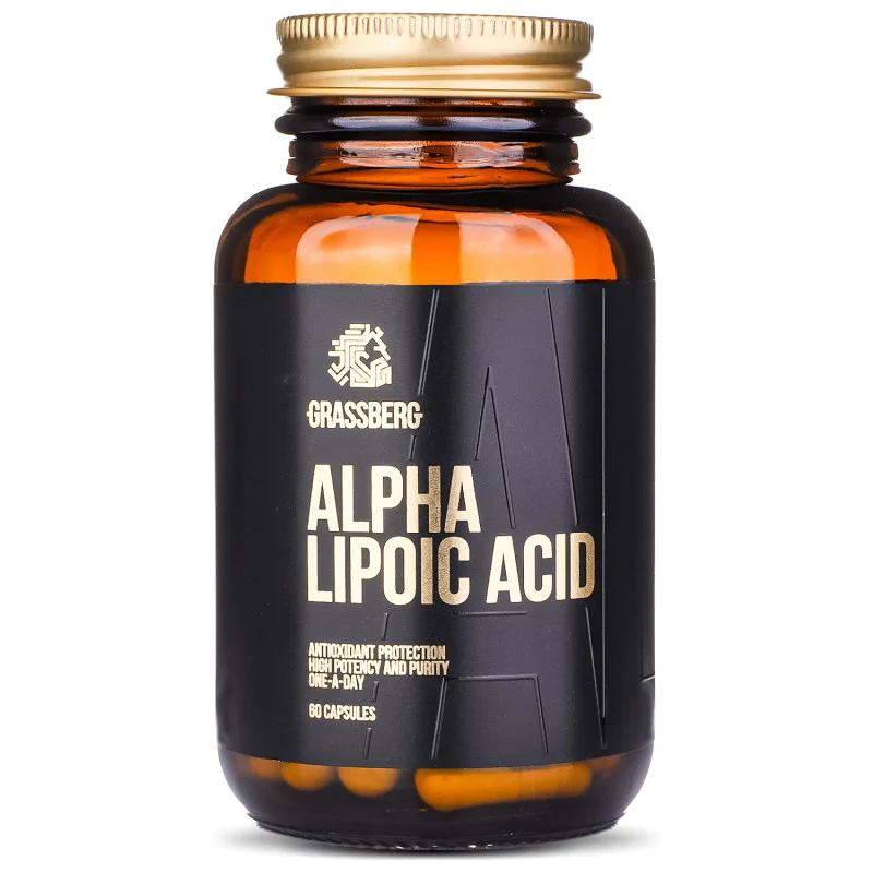 Alpha Lipoic Acid 60 капсули | Grassberg Alpha Lipoic Acid 60 капсули | Grassberg