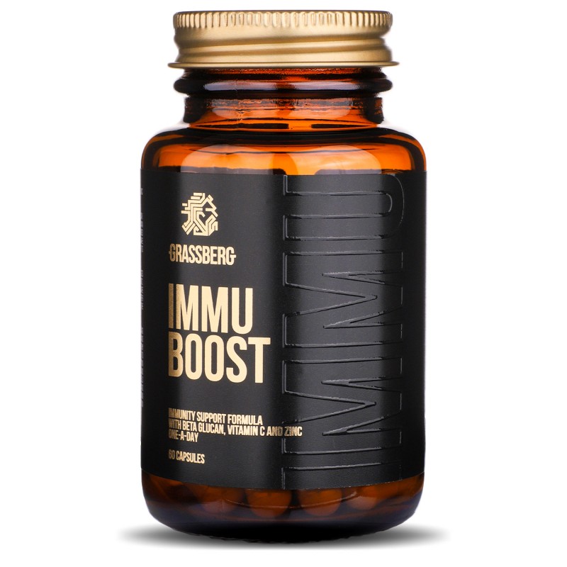 Immu Boost - Beta Glucans 60 капсули | Grassberg