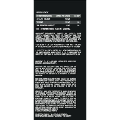 Immu Boost - Beta Glucans 60 капсули | Grassberg
