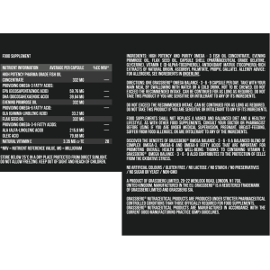 Omega 3-6-9 Balance 1000 мг 60 гел-капсули | Grassberg