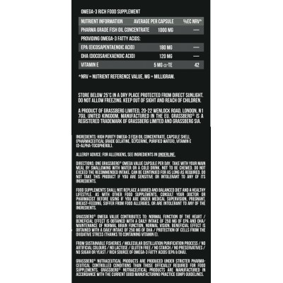 Omega-3 Value 1000 мг 60 гел-капсули | Grassberg