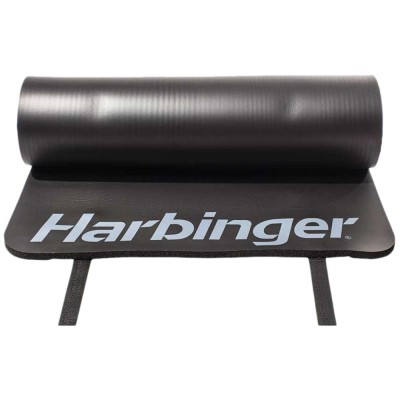 Антимикробна постелка за йога Durafoam / Гладка / 1 см дебелина - Черен | Harbinger