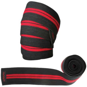 Бинтове за коляно Red Line Knee Wraps - Black/Red | Harbinger