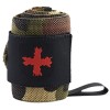 Накитници с палец / Wristwraps / Red Line - Green Camo | Harbinger