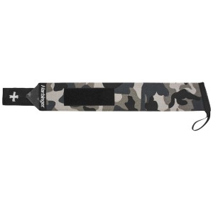 Накитници с палец / Wristwraps / Red Line - Grey Camo | Harbinger
