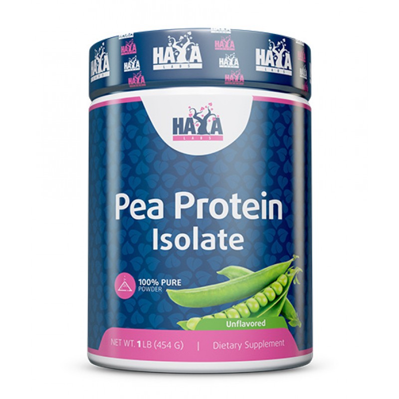 All Natural Pea Protein Isolate Грахов протеин Изолат 454 гр | Haya Labs