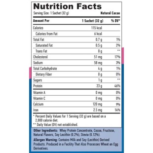 All Natural Whey Protein (различни вкусове) 32 гр саше | Haya Labs All Natural Whey Protein (различни вкусове) 32 гр саше | Haya LabsПодпомага растежа на мускулната маса
Протеин с висока биологична стойност
Оптимална регенерация след тренировка All Natural Whey Protein (различни вкусове) 32 гр саше | Haya Labs Подпомага растежа на мускулната маса Протеин с висока биологична стойност Оптимална регенерация след тренировка Благоприятен аминокиселине All Natural Whey Protein (различни вкусове) 32 гр