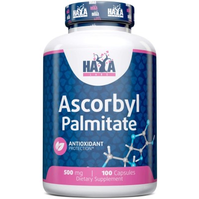 Ascorbyl Palmitate 500 мг 100 капсули | Haya Labs Повишава нивата на енергия Мощен антиоксидант Поддържа здравето на кожата Противовъзпалителни свойства Повишава имунната система Аскорбил палмитат 50 Ascorbyl Palmitate 500 мг 100 капсули | Haya Labs Повиш