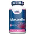 Astaxanthin 5 мг 30 капсули | Haya Labs Силни антиоксидантни свойства Противовъзпалителен ефект Стимулира естествената защита на организма Подпомага здравето на очите Поддържа сърдечно-съдовата система Astaxanthin 5 мг 30 капсули | Haya Labs Силни антиокс