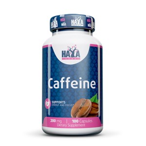 Caffeine 200 мг 100 капсули | Haya Labs Caffeine 200 мг 100 капсули | Haya Labs