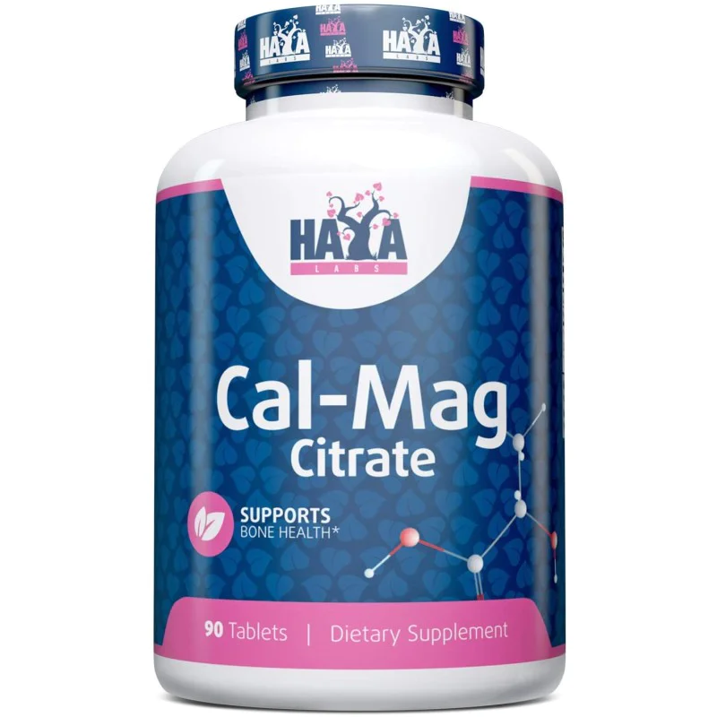 Cal Mag Citrate 90 таблетки | Haya Labs При синдром на хронична умора Благоприятства в периода на климакс Помага при аритмия Забавя процесите на стареене Има функция на имуностимулатор Предотвратява Cal Mag Citrate 90 таблетки | Haya Labs При синдром на х