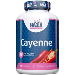 Cayenne Pepper Extract 500 мг 100 капсули | Haya Labs Cayenne Pepper Extract 500 мг 100 капсули | Haya Labs