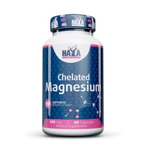 Chelated Magnesium 200 мг 60 капсули | Haya Labs Chelated Magnesium 200 мг 60 капсули | Haya Labs