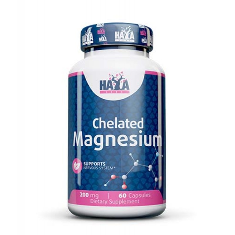 Chelated Magnesium 200 мг 60 капсули | Haya Labs