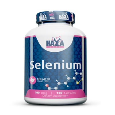 Chelated Selenium (Yeast Free) 100 мкг 120 капсули | Haya Labs С мощни антиоксидантни свойства Поддържа здрава имунна система Помага на тялото да се освободи от токсичните тежки метали Може да поддържа здр Chelated Selenium (Yeast Free) 100 мкг 120 капсул