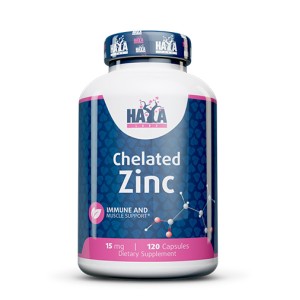 Chelated Zinc 15 мг 120 капсули | Haya Labs