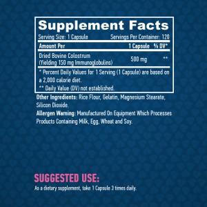 Colostrum 500 мг 120 капсули | Haya Labs Colostrum 500 мг 120 капсули | Haya Labs