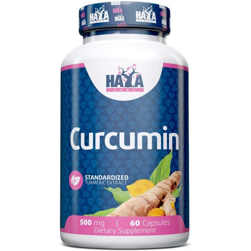Curcumin Turmeric Extract 500 мг 60 капсули | Haya Labs