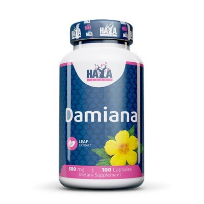Damiana Leaf Extract 500 мг 100 капсули | Haya Labs Подобрява общия тонус Стимулира храносмилането Помага на тялото да елиминира токсините Подобрява регулирането на хормоналния баланс Намалява тревожнос Damiana Leaf Extract 500 мг 100 капсули | Haya Labs 