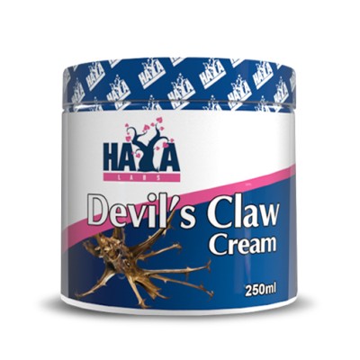 Devils Claw Cream 250 мл | Haya Labs Облекчава болката в ставите и костите Подпомага здравата кожа Веган крем и без парабени pH - неутрален Не е тестван върху животни Крем Дяволски Нокът 25 Devils Claw Cream 250 мл | Haya Labs Облекчава болката в ставите 