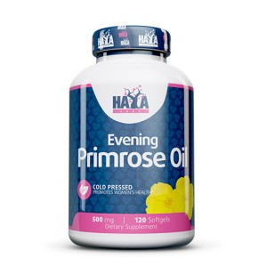 Evening Primrose Oil (Cold Pressed) 500 мг 120 гел-капсули | Haya Labs