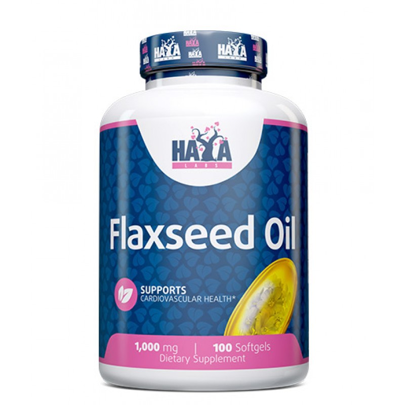 Flaxseed Oil 1000 мг 100 гел-капсули | Haya Labs