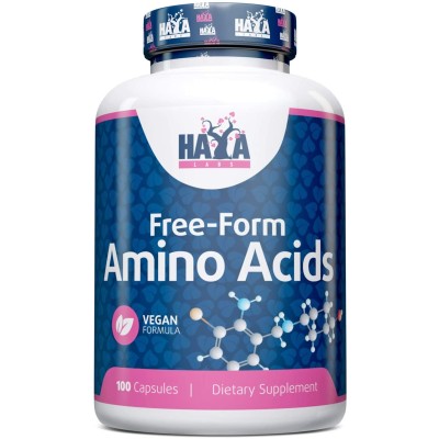 Free Form Amino Acids Vegan Formula 100 капсули | Haya Labs Free Form Amino Acids Vegan Formula 100 капсули | Haya Labs