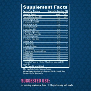 Free Form Amino Acids Vegan Formula 100 капсули | Haya Labs